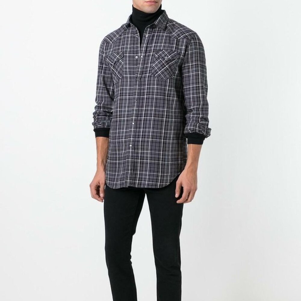 Diesel Sulfeden Plaid Long Sleeve Casual Shirt